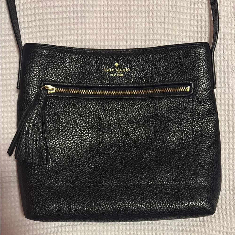 Kate Spade Black Leather Crossbody Bag